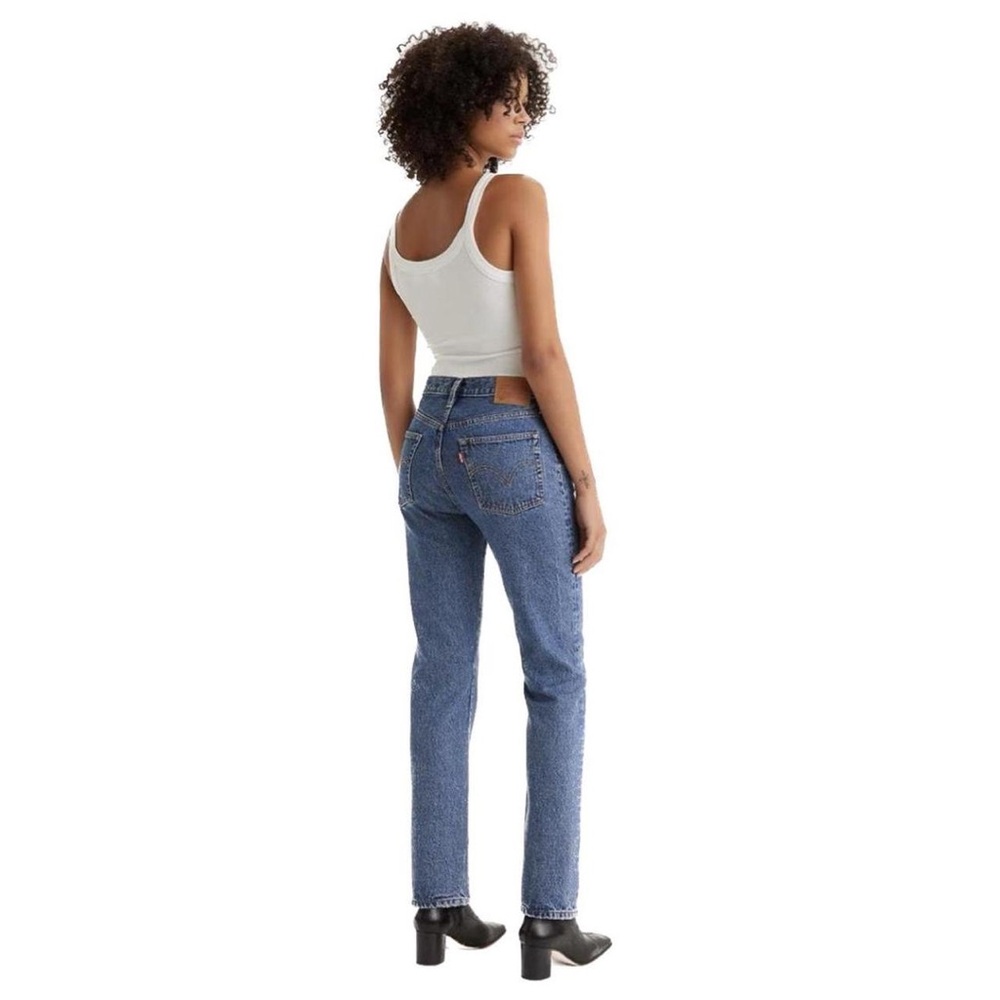 ⭐️LEVI - 501 SKINNY ORIGINAL FIT IN COLOR SHOUT OUT STONE MEDIUM WASH⭐️